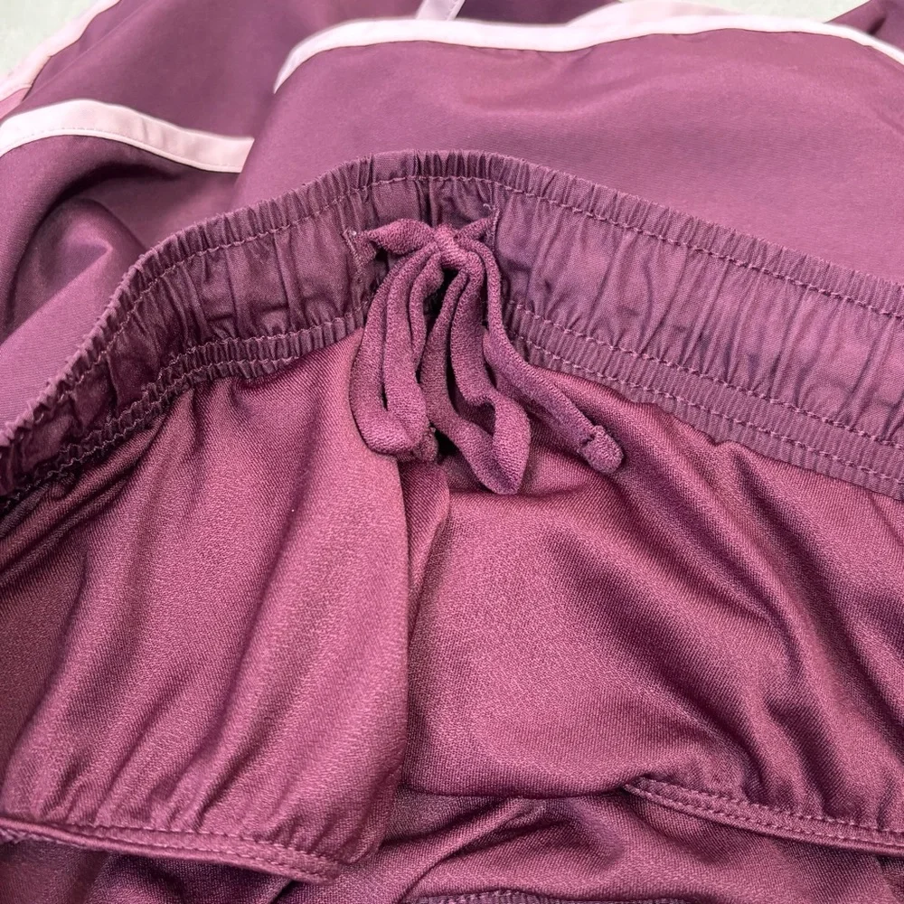 Athletic Works XL 16-18‎ Athletic Shorts Burgundy Lined Elastic Waist Activewear